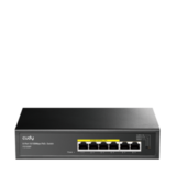 Cudy - Коммутатор с 6 портами 100 Мбит/с (4 порта PoE+) FS1006P