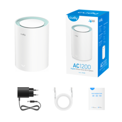 Бесшовный Mesh роутер Cudy M1300 - Mesh-система AC1200 с гигабитными портами M1300