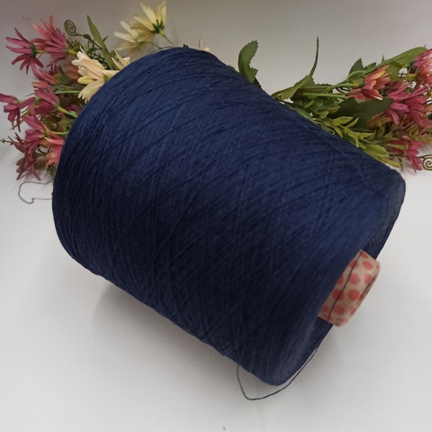 100% шёлк Schappe Tussah FbSilk Blu 3500м/100гр