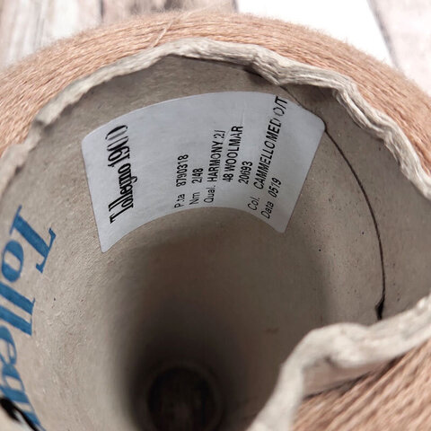 Меринос экстрафайн Tollegno 1900 Harmony 2/48 кэмел