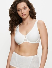 Бюстгальтер минимайзер Triumph Wild Rose Sensation W01 | Белый шелк