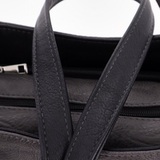 Сумка Саломея 373 македония серый + черный