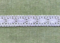 Кружево хлопковое/Тесьма вязаная 20.01.087, ш. 2 см, сиреневый