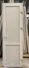 Дверь пластиковая входная Б/У 2060(в) x 660(ш)