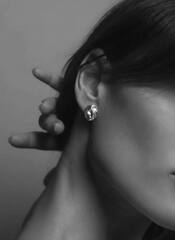 Серьги Флюид