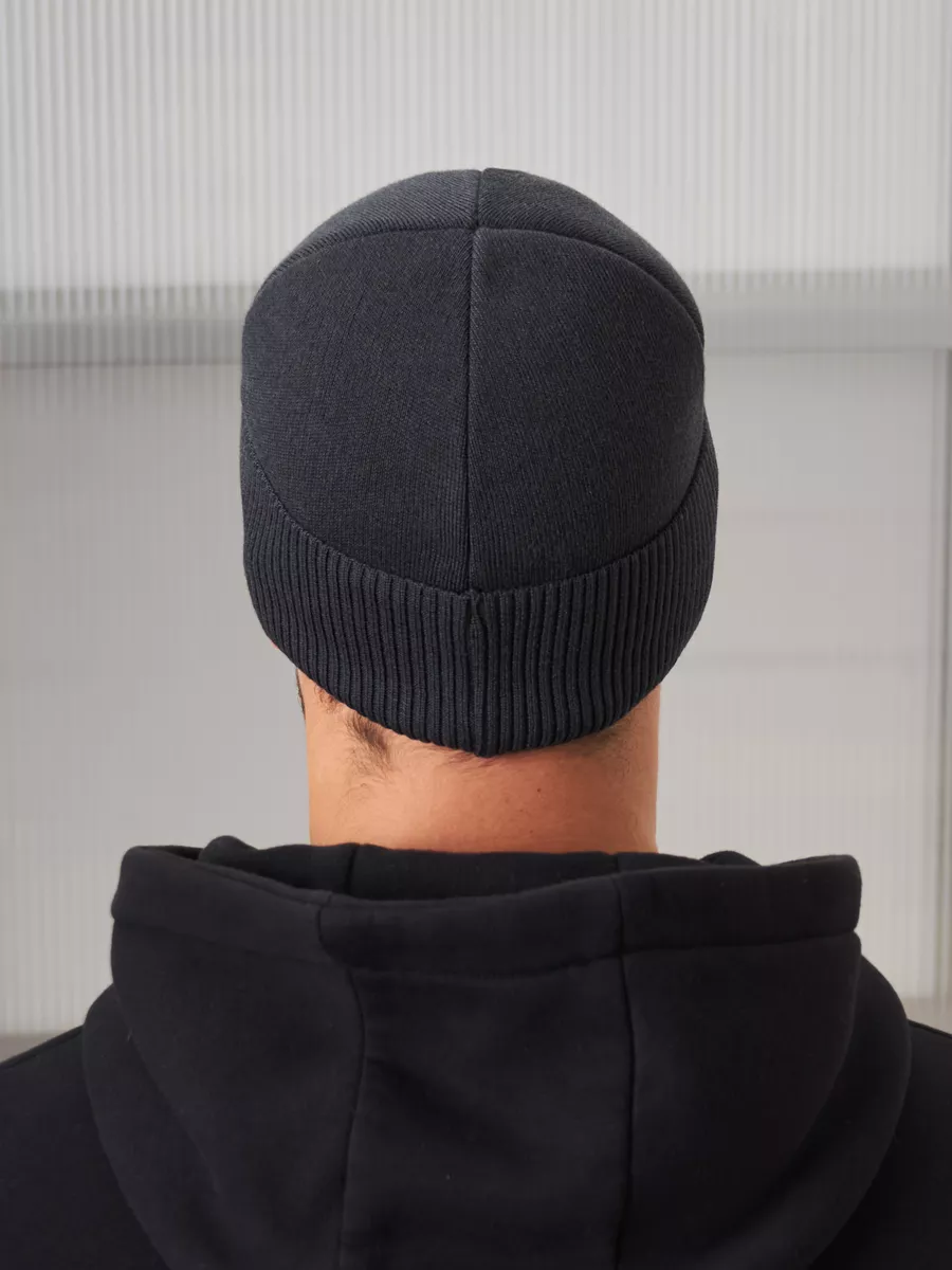 Шапка бини зимняя весенняя с флисом