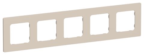 FLITE Рамка 5-мест. РУ-5-К-ФлЛ льн. IEK