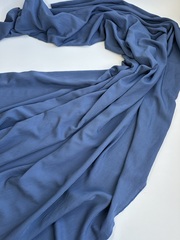 Вискоза с нейлоном, плательная ткань, Джинсовый синий