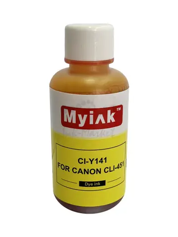 Чернила для CANON CLI-451Y (100мл,yellow Dye) CI-Y141 Gloria™ MyInk