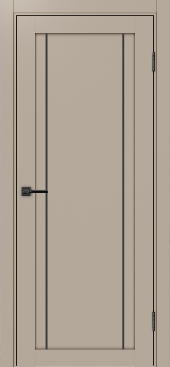 Дверь межкомнатная Оптима Порте Турин 522.111 АПП молдинг SB, цвет мокко, экошпон, глухая