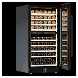 Винный шкаф MEYVEL MV99PRO-KBT2 265 л 595х700х1200 мм черный