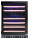 Винный шкаф Temptech Premium WPX60DCB двухзонный черный