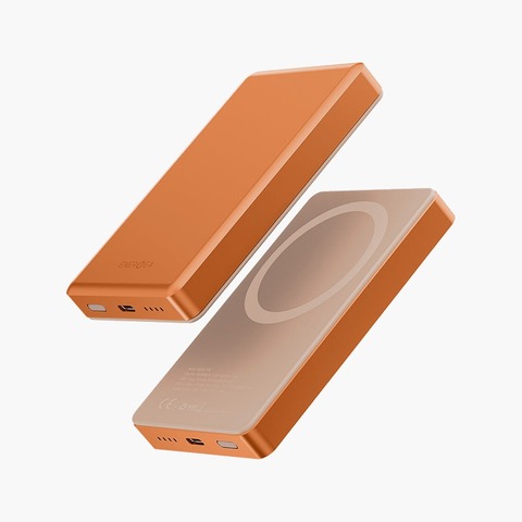Ультратонкий внешний аккумулятор Energea Alupac 10K, 10000MAH MAGSAFE, Оранжевый | Orange