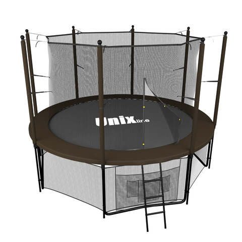 Батут UNIX line Black&Brown 10 ft (inside)