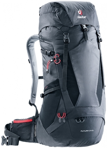 Картинка рюкзак туристический Deuter Futura 34 EL Black - 1