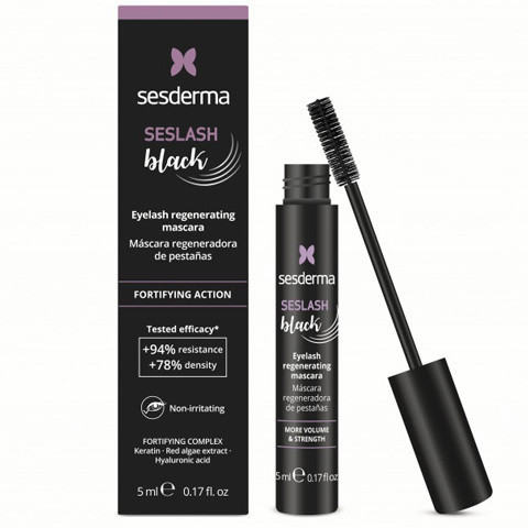 Sesderma SESLASH: Тушь для ресниц восстанавливающая, чёрная (Seslash Black Eyelash Regenerating Mascara)