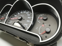 Колодцы для приборной панели авто Хёндай Акцент (чёрно-белый)