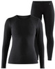 Комплект термобелья Craft Essential Warm Low Neck Black женский