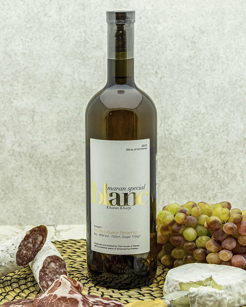 Вино Maran Winery Авагини Белое Ликерное 2010 г.у. 16,0% 0,75 л.