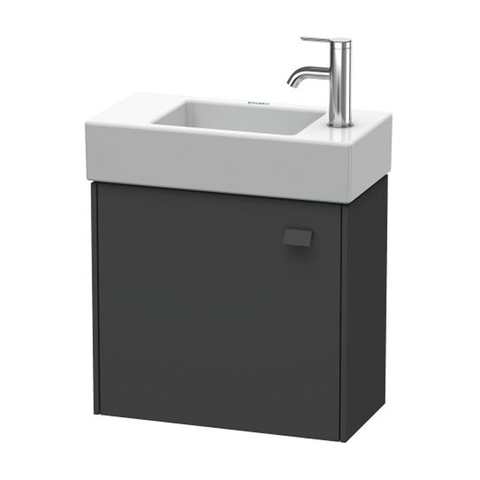 Duravit Brioso Тумба подвесная под раковину 484х239х442 мм,с 1 дверкой петли справа R, цвет графит матовый 49 (для 072450) BR4051R4949