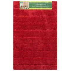 Коврик для ванной, 0.5х0.8 м, ПЭ, красн, Травка, Y259