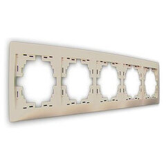 MIRA 701 0300 150 Рамка 5 гор крем б/вст