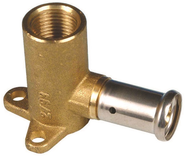 Водорозетка пресс Henco 16х1/2" для металлопластиковых труб (2P-1604)