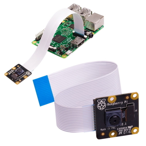 Raspberry Pi Камера PiNoIR Camera v2 Retail, Infrared camera, Sony IMX219 8-megapixel sensor, Supports 1080p30, 720p60 and VGA90 video modes, Cable 15 cm, Compatible with Raspberry Pi 1, 2, and 3 (RASP2035)(913-2673) (370288)