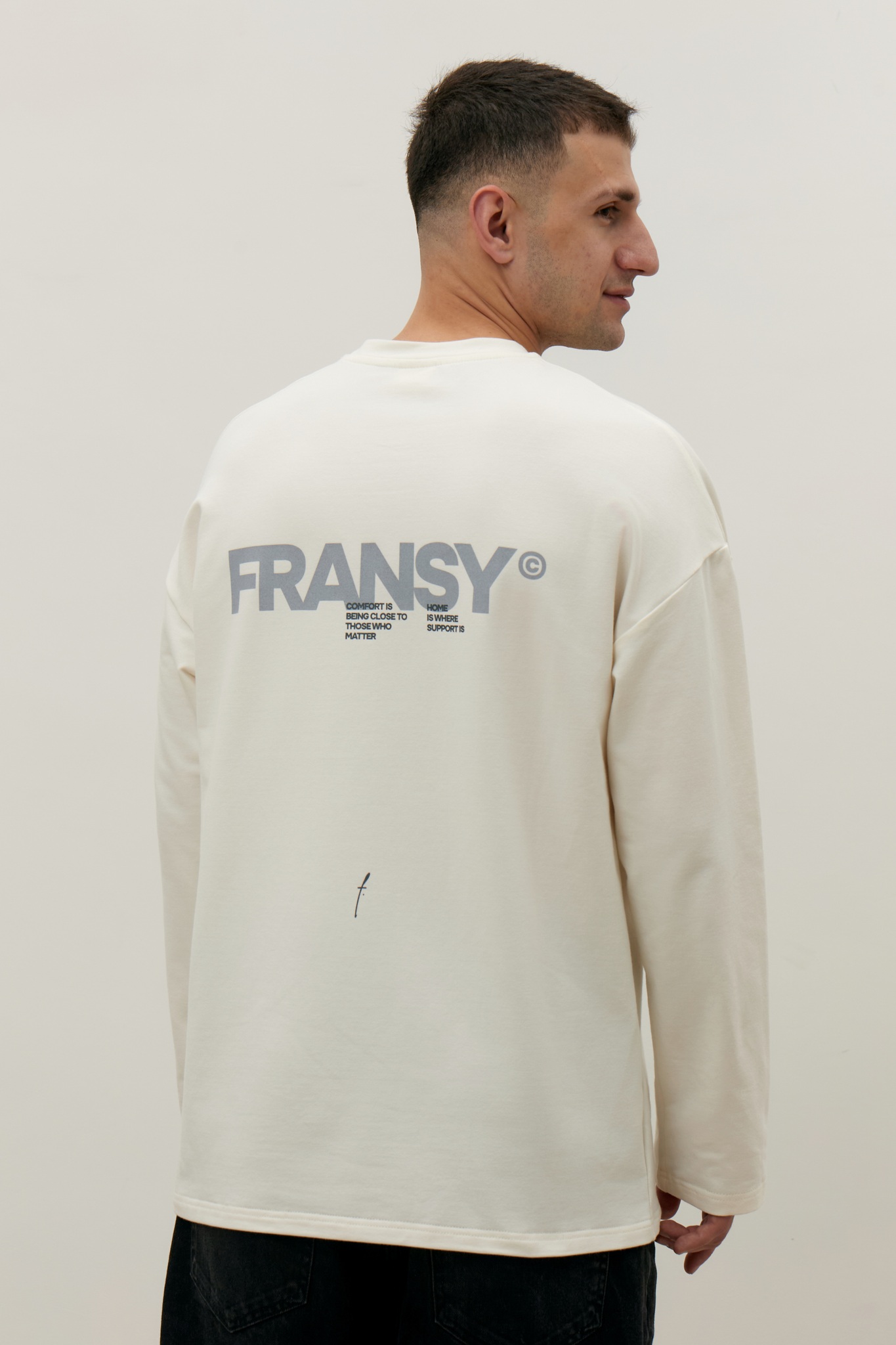 Лонгслив FRANSY MAN, молочный