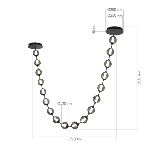 Светильник подвесной ST Luce Helmi SL6520.403.18