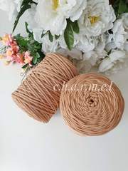 Peach polyester cord 4 mm