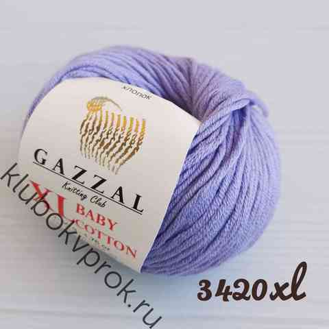 GAZZAL BABY COTTON XL 3420XL, Светлый фиолетовый