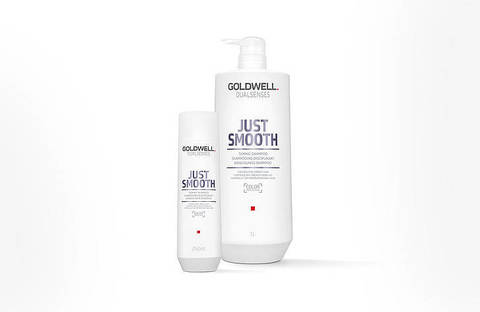 GOLDWELL NEW DUALSENSES JUST SMOOTH TAMING SHAMPOO – УСМИРЯЮЩИЙ ШАМПУНЬ ДЛЯ НЕПОСЛУШНЫХ ВОЛОС 1000 мл