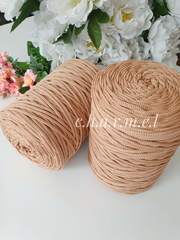 Peach polyester cord 4 mm