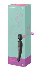 Черный вибратор Satisfyer Wand-er Woman - 