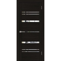 Купить Межкомнатная дверь экошпон Uberture 30027 шоко велюр с зеркалом