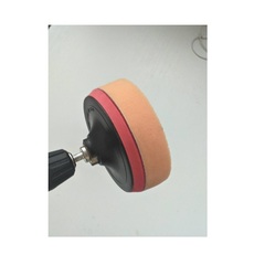 Губка поролоновая ПРАКТИКА 125 мм полировальная, толщина 30 мм, крепление VELCRO (038-562)