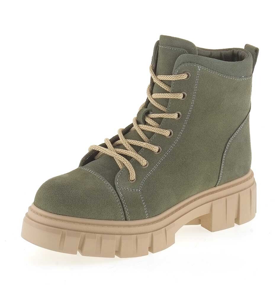 Ботинки женские TOFA 606568-6 зеленые