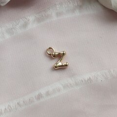 Подвески буквы T, U, V, W, X, Y, Z позолота, 13 мм, 1 шт, П694, П695, П696, П697, П698, П699, П700