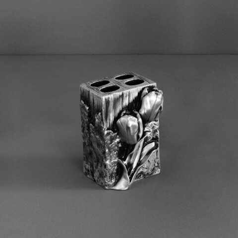 Art&Max AM-0082B-T Подставка для зубных щеток Серебро
