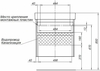 Aquanet 245240 Тумба с раковиной Nova Lite 60 2 ящ. цв. бел. глянец (245240)