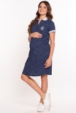 Платье для беременных 10146 темно-синий