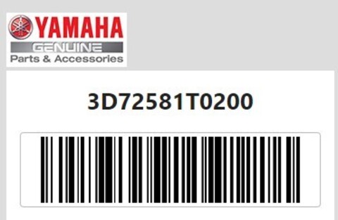 Диск тормозной Yamaha 3D72581T0200