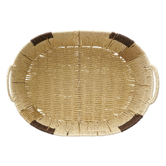 Корзина плетеная овальная bodhran chocolate из коллекции ethnic, размер m