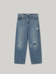 Женские свободные рваные джинсы Levi's Baggy Dad A3494-0048