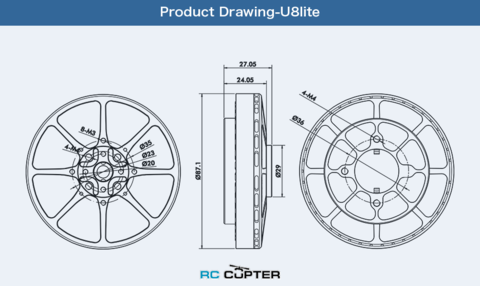 T-Motor U8 Lite KV190