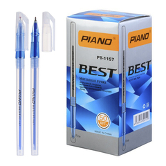 
          Ручка шариковая, масляная, Piano, синие чернила, серия "Best", 50 шт