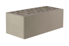 Кирпич лицевой Серый, Гладкий, 1,4NF250х120х88 мм