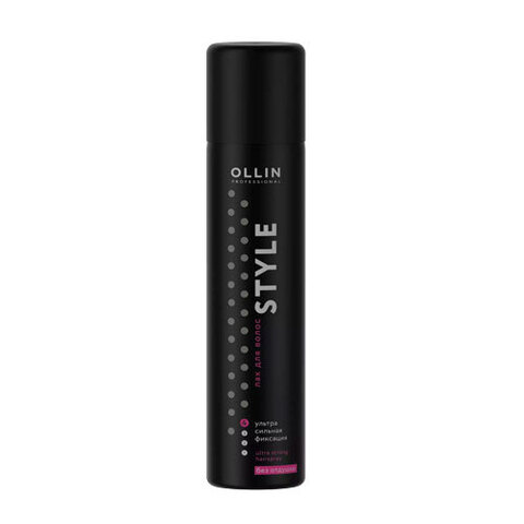 OLLIN Style Ultra Strong Hair Spray - Лак для волос ультрасильной фиксации