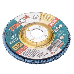 Круг лепестковый торцевой Луга-Абразив ZK 125 x 22 x P60 (80/10шт)